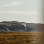 Seljalandsfoss waterfall in South Iceland under evening light near Harmony Seljalandsfoss